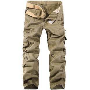 户外工装 Pants Cotton Pant Outdoor Cargo Man 长裤 Men 男装