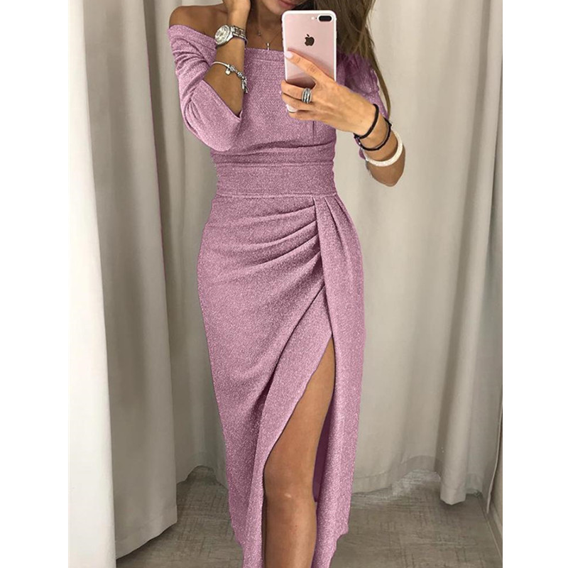 NeckSexyDinnerDress