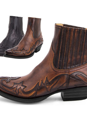 LeatherBoot35-48大码PU靴
