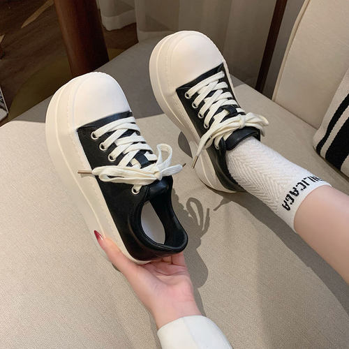 厚底增高小白鞋休闲运动板鞋女鞋Thick soled casual white shoes