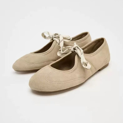 Fashion ballet flat strap casual temperament women's shoes
