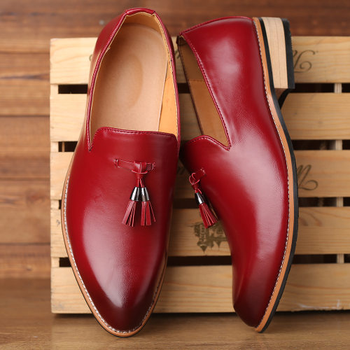 Men casual dress shoes wedding party shoes男士大码婚礼休闲鞋