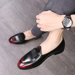 shoes Bow men Lefu 蝴蝶结一脚蹬休闲男鞋 foot tie one