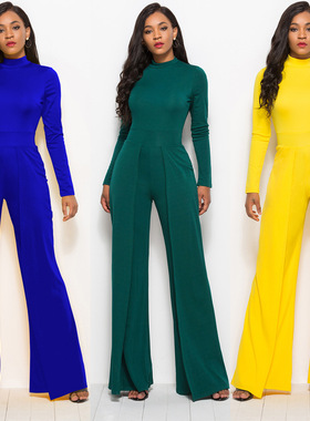 Long Rompers Womens Jumpsuit ladies casual one piece pants