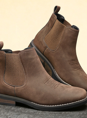 男款切尔西中筒马丁靴 Men's Chelsea mid calf Martin boots