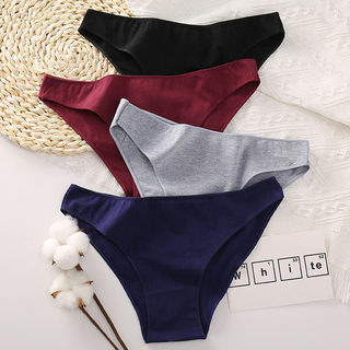 Women Cotton Underwear 3Pcs/set Comfortable Panties 三件内裤
