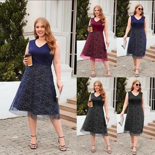 casual 大码 dress party 连衣裙酒会聚会裙 cocktail Large