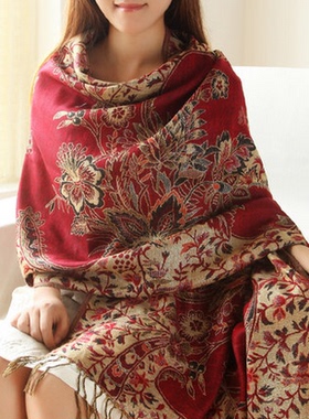 ??? senior gift Women warm scarf winter shawl ladies 围巾女