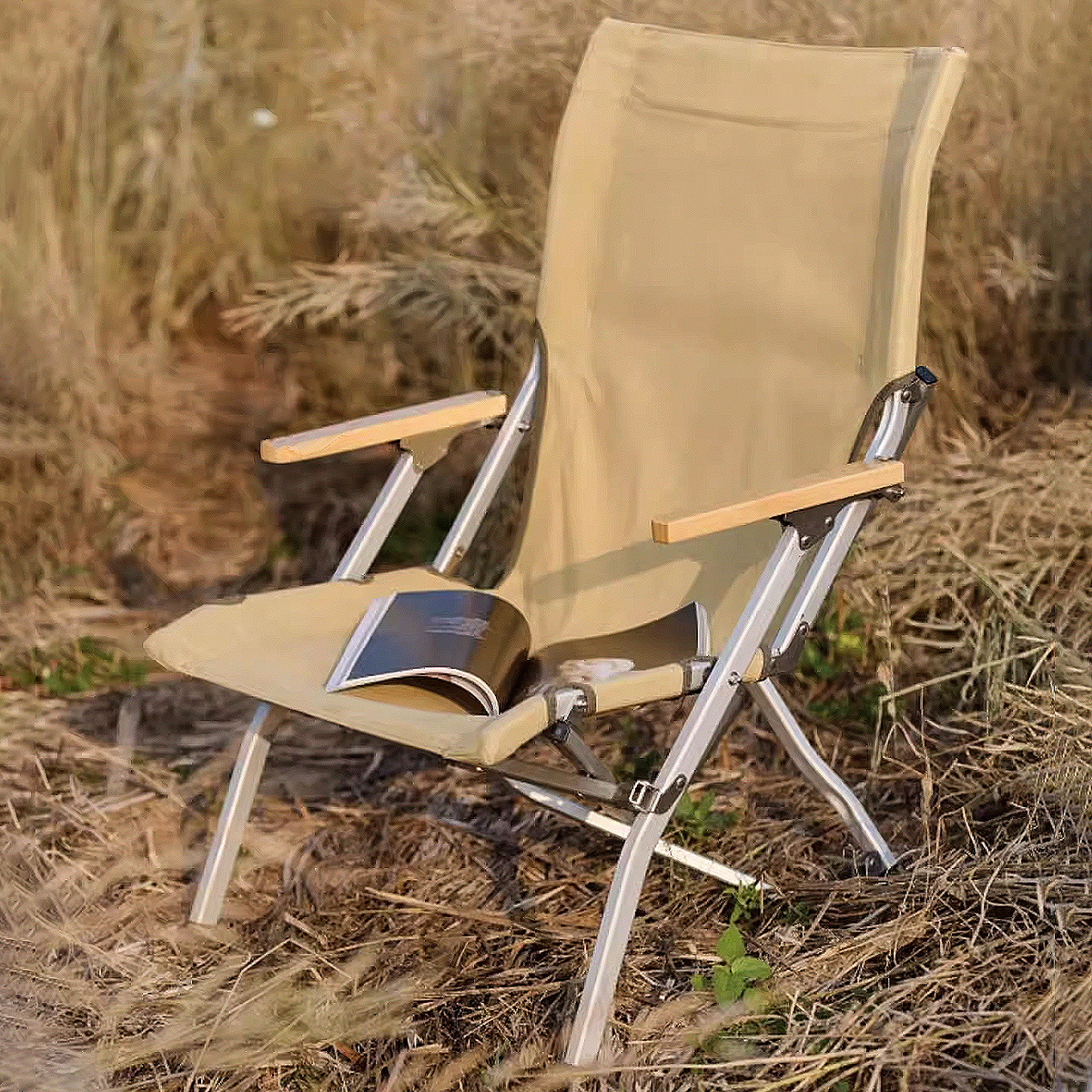 户外铝合金折叠弯弯椅