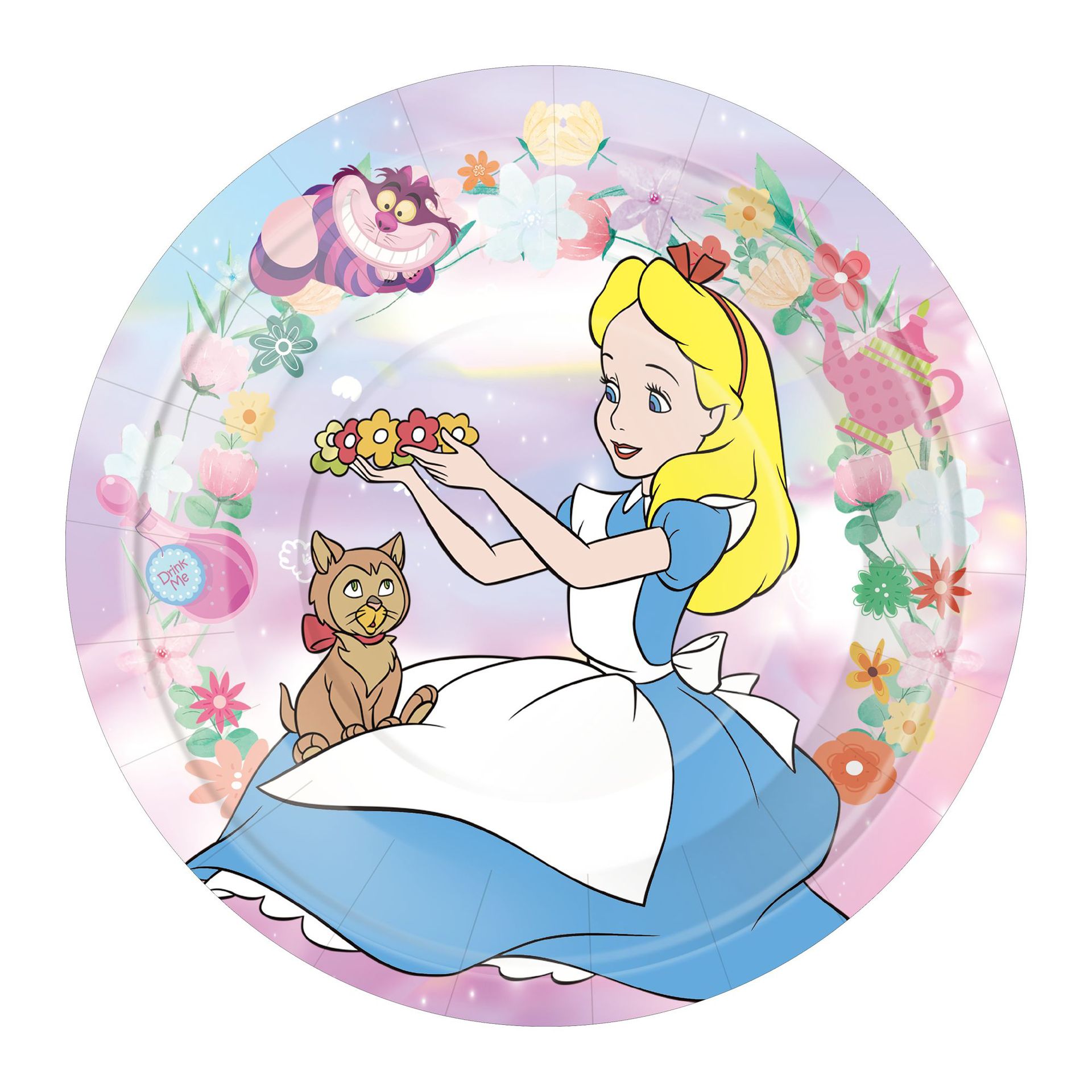 Princess Birthday Party Supplies Tableware爱丽丝生日派对纸盘