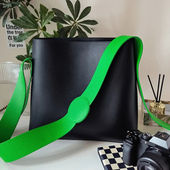 高级感托特包通勤小众设计彩带包水桶包大容量新款 单肩斜挎女包包