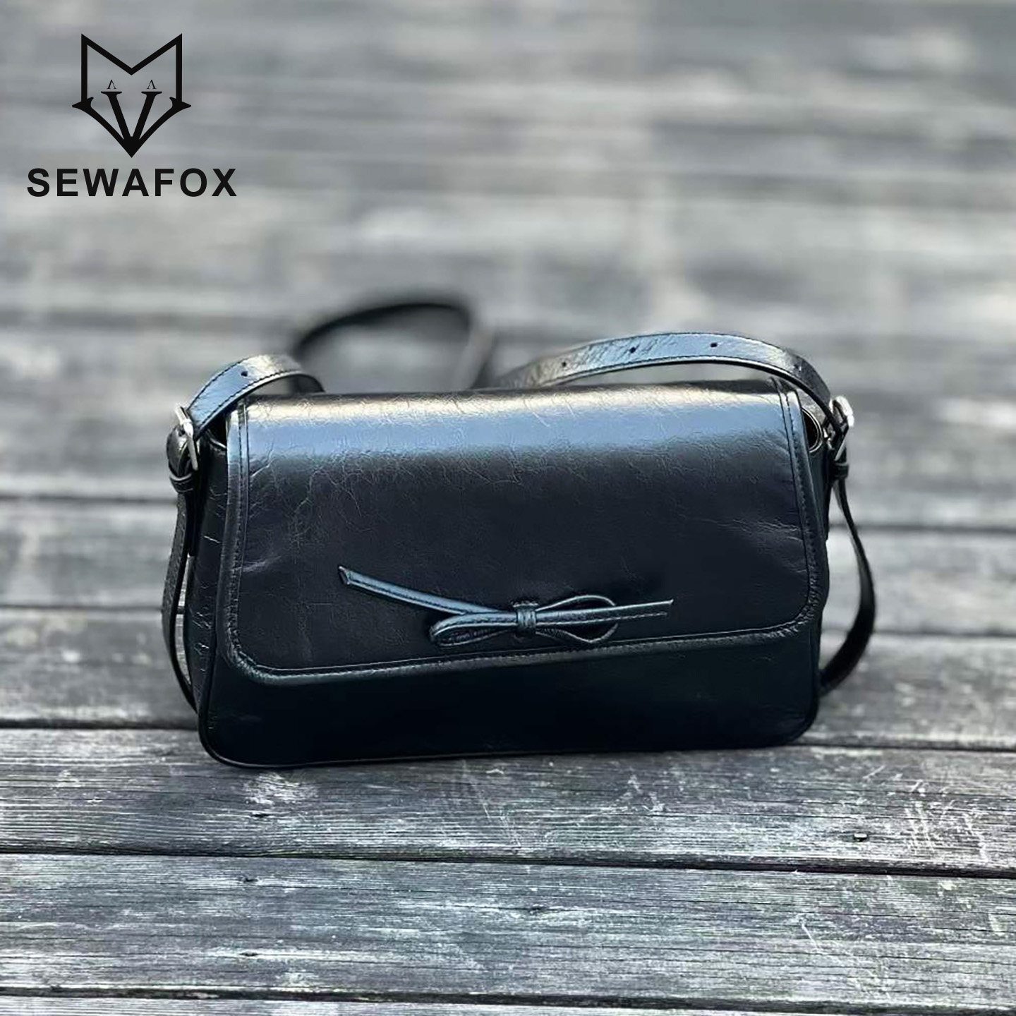 SEWAFOX吴宣仪同款蝴蝶结腋下包
