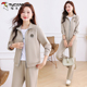 宽松三件套 妈妈减龄立领时尚 啄木鸟高档休闲运动套装 女士春秋新款