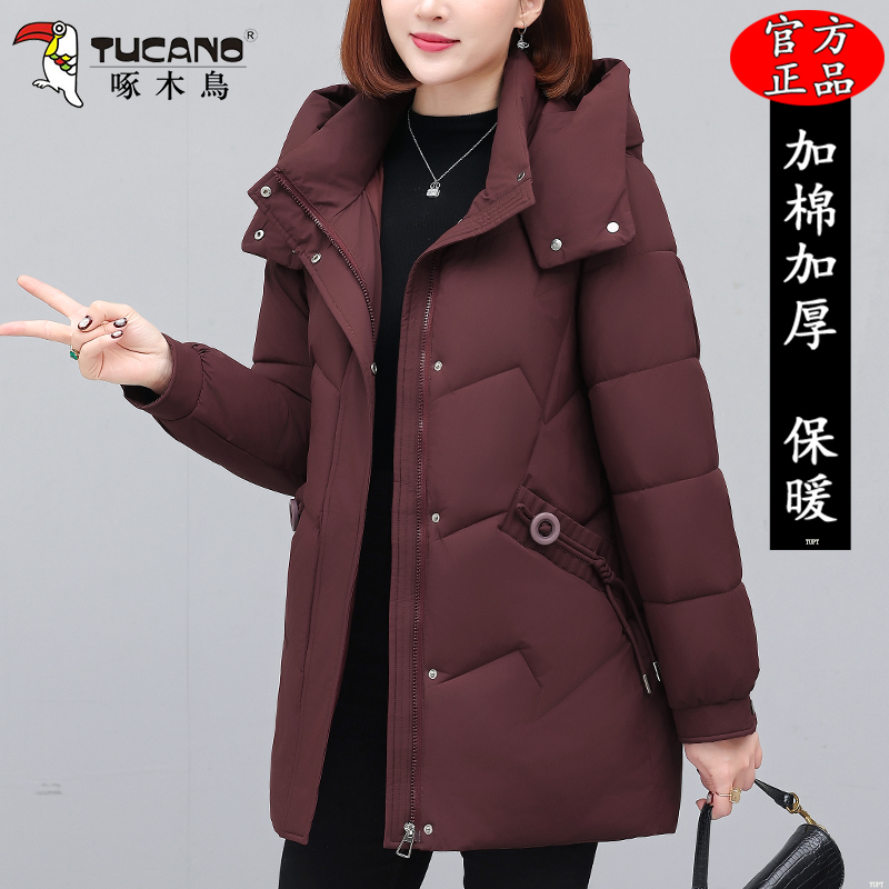 中长款棉衣女款爆款外套