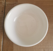 微瑕 3英寸陶瓷白色蘸料碗碟子小圆盘醋碟酱油小吃无螺纹沙拉盘子