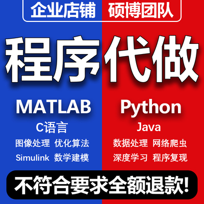 Python代编Matlab程序帮做代做机器图像信号处理代码仿真程序代编