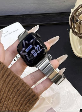 高级简约小蛮腰金属表带适用苹果AppleWatch11SE3iwatch109Ultra3