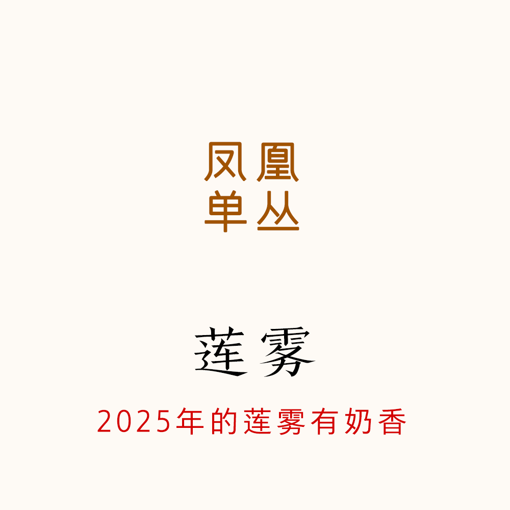 2025年的莲雾有奶香！买过的直接入  唐茶坊 凤凰单丛50g