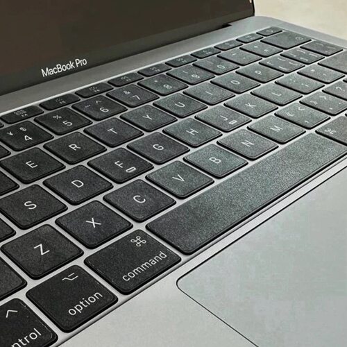 磨砂透明贴适用于苹果Mac Book Air13寸Pro14寸2024款M4键盘贴纸