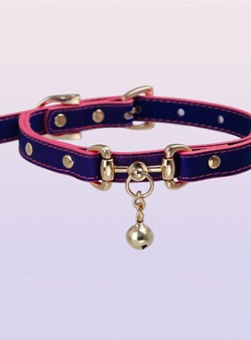 Aura Collar轻奢真皮项圈choker牵引绳PUPPY温感变色铃铛轻便魅力