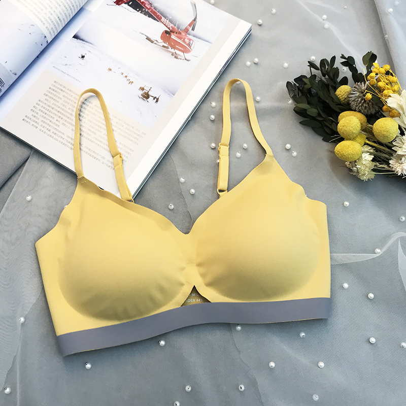 闺蜜无痕运动内衣女无钢细带美背