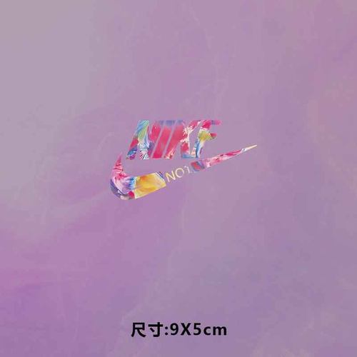 高级烫画图案新款NIKF彩色勾烫画贴印花衣服热转印白墨烫画布贴