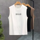 2026夏季 流行简约百搭背心坎肩 短袖 新品 青少年港风潮流无袖