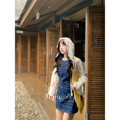 米米子微胖大码胖mm“梦幻小马”定制马年限定du家小马牛仔裙夏