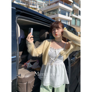 甜美风时尚 少女情书 气质别致蕾丝内搭吊带 胖mm 米米子微胖大码