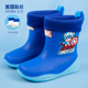 可爱卡通防滑汽车款 迪士尼儿童雨鞋 靴男孩美国队长蜘蛛侠防水套鞋
