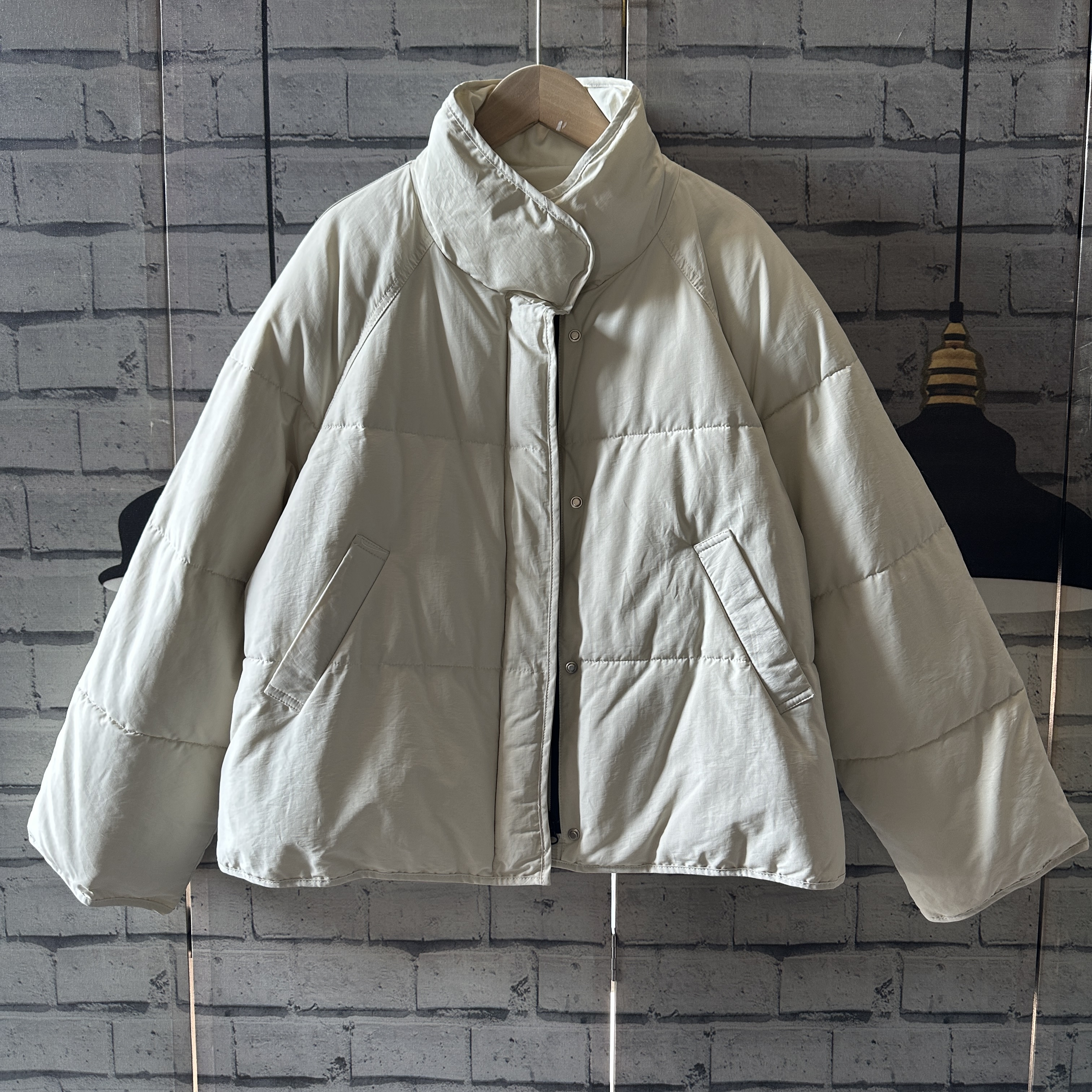 原单日系加厚棉衣立领面包服冲锋衣棉衣外套女