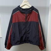 胸围136衣长56宽松连帽大码 男女款 冲锋衣薄外套