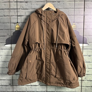 三防冲锋衣棉衣女 200斤大码 胸围140衣长75宽松大码 女装