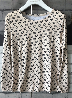 胸围84衣长56小个子女生针织棉长袖T恤C952