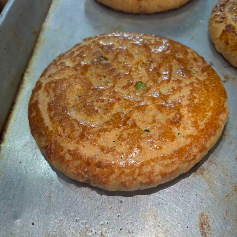四川特产老式手工火腿月饼麻饼