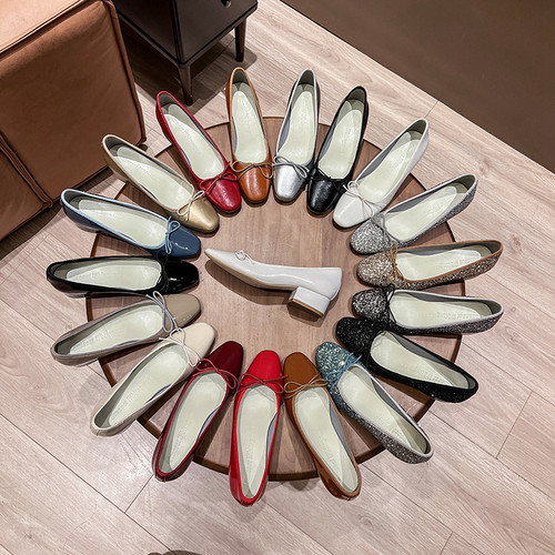 2025年新款春季平底女单鞋小圆头