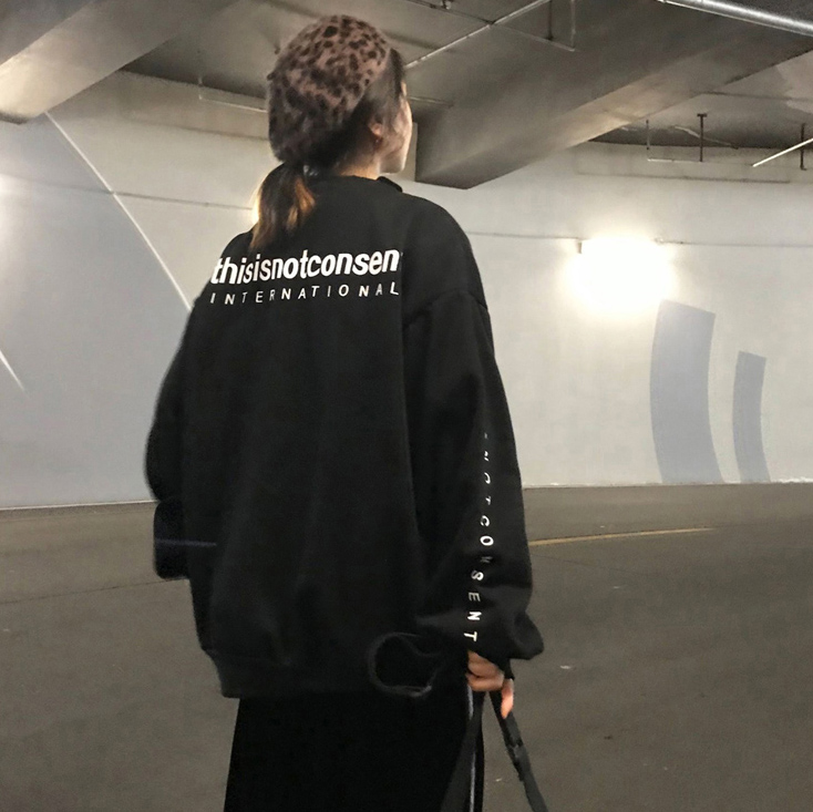 2018п¼¾Å®×°º«°æÔËÞBF·ç×Öĸӡ»¨¿íËÉÄÐÅ®¿î¼Óºñ³¤ÐäÎÀÒ³±