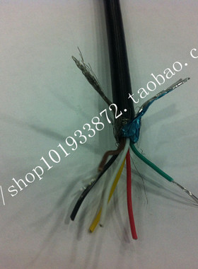 UL2464AWM26AWG-12芯多芯双层屏蔽线电脑线控制信号电缆200米/卷