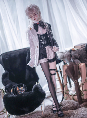 【Q&C】Parsas时尚拼接西服套装/SOOM ID/HID/3分【关仓展示】