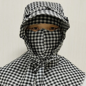 纯棉夏季 防晒帽子下地工地干活下地采摘大帽檐遮阳帽防紫外线透气