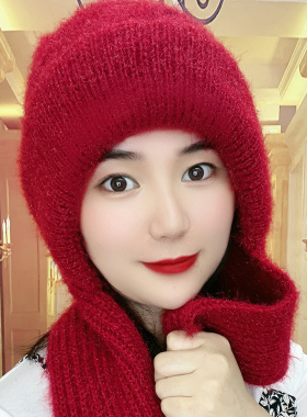 风雪帽飒翊连体女加绒加厚秋冬