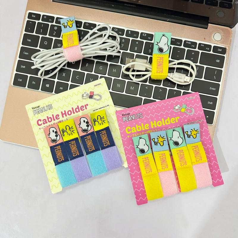 可爱魔术贴整理绑带四个一组