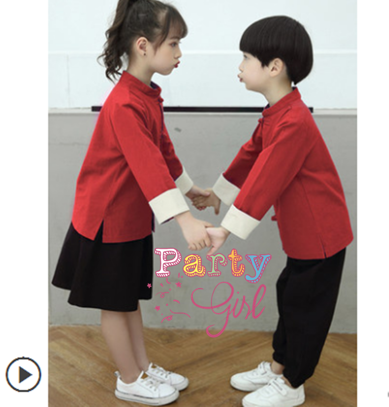 儿童唐装小孩春秋民族风国学服