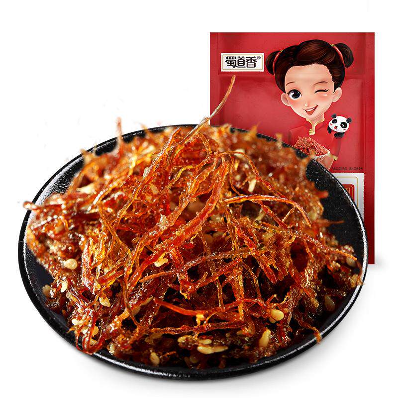 蜀道香牛肉丝88g麻辣味四川解馋小零食休闲食品香辣小吃