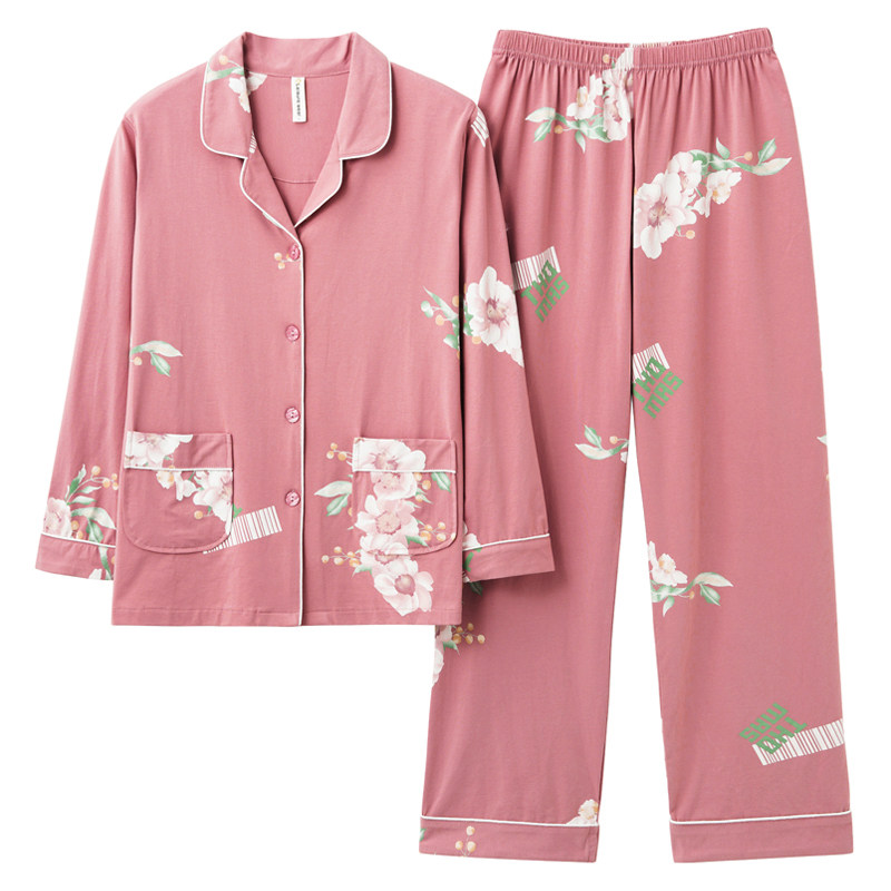 睡衣女春秋款100%纯棉长袖全棉秋季女款2026新款妈妈春夏家居服