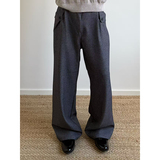 自家图+老钱风高品质cleanfit竹节纹通勤休闲裤西裤CK689/P60，男装西裤，电商B350