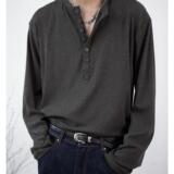 网络图+春款现货美式百搭打底长袖T恤W1083/P45限68，男装T恤，电商B350