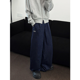 春款现货+美式百搭条纹西裤休闲裤假两件裤腰设计CK586/P50限78，男装休闲裤，电商B350