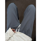 春款现货+美式百搭条纹西裤休闲裤假两件裤腰设计CK586/P50限78，男装休闲裤，电商B350