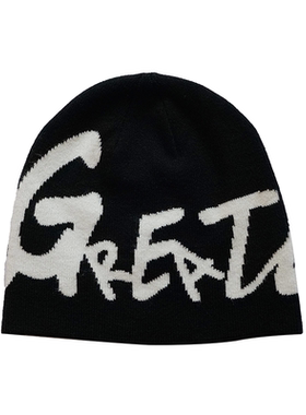 UPGREATED张峻豪同款原创视觉系提花毛线帽针织保暖显脸小冷帽